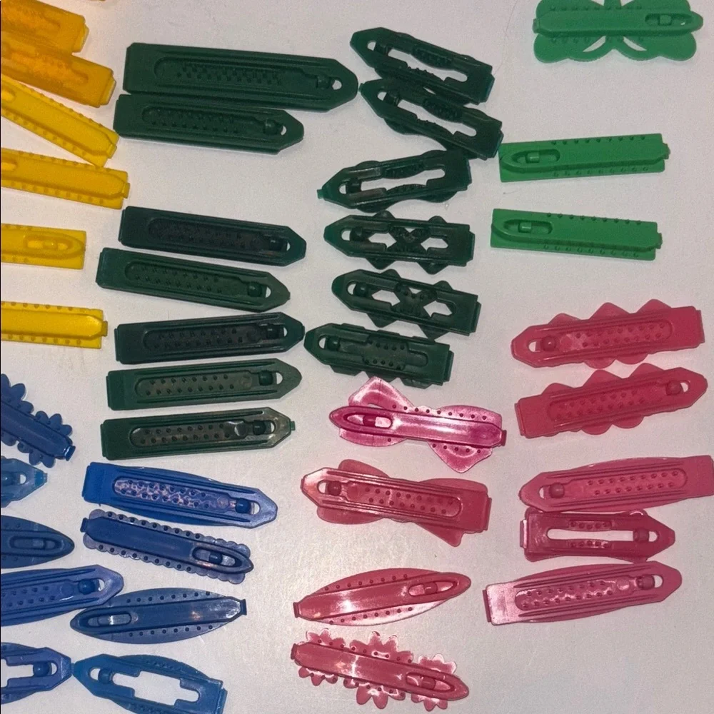 GOODY Vintage Snap-Tight Kiddie Barrettes 1980s Vintage Plastic barrettes